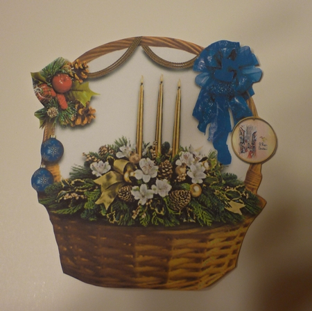 Christmas Basket 10 by Cornelia Orgahs