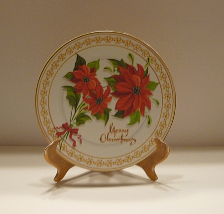 Christmas Plate with Stand Mini Kit.10 by Cornelia Orgahs