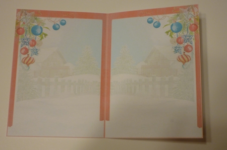 Sweet Little Ringing in the Christmas Cheer A5 Insert by Cornelia Orgahs