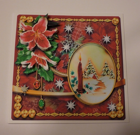 Floral Christmas 1 by Cornelia Orgahs