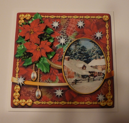 Floral Christmas 2 by Cornelia Orgahs