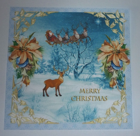 Santas On His Way mini kit by Cornelia Orgahs