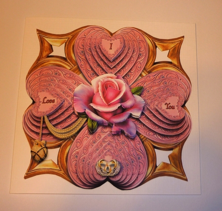 Rings heart stacker card by Cornelia Orgahs
