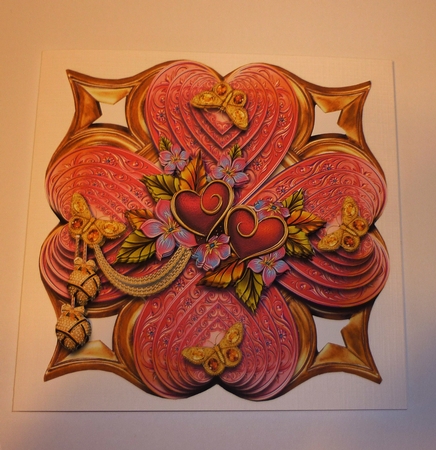 Butterfly heart stacker by Cornelia Orgahs