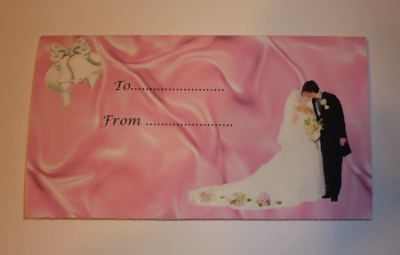 Money Wallet for Wedding, Blessing card pink cup831248_3656 by Cornelia Orgahs