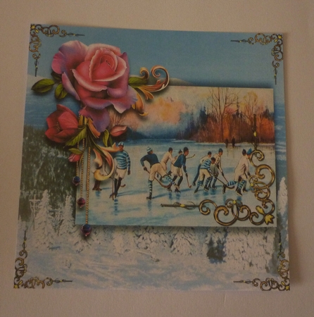 Winter Sports - Hockey by Cornelia Orgahs