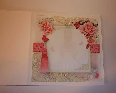 Holy Communion Female Card Front Kit by Cornelia Orgahs