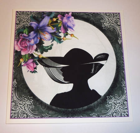 Floral Silhouette 2 by Cornelia Orgahs
