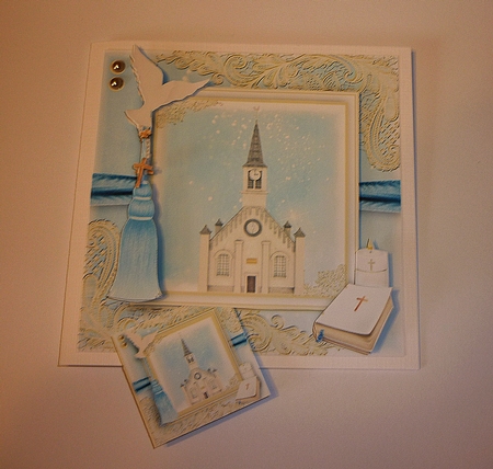 Confirmation/Communion Church Card Front Kit by Cornelia Orgahs