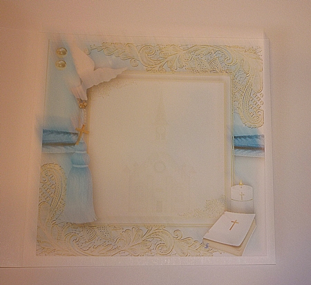 Confirmation/Communion Church Card Front Kit by Cornelia Orgahs