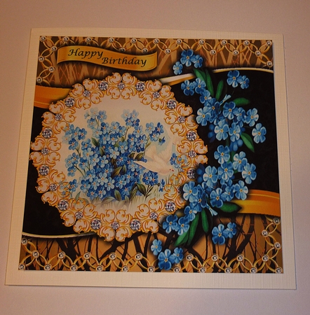 Bejewelled Blooms - Forget me Not by Cornelia Orgahs