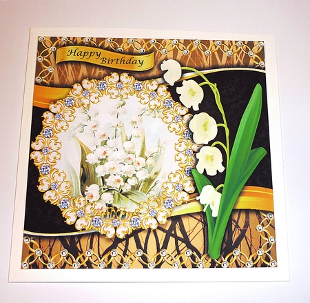 Bejewelled Blooms - Lily of the Valley by Cornelia Orgahs