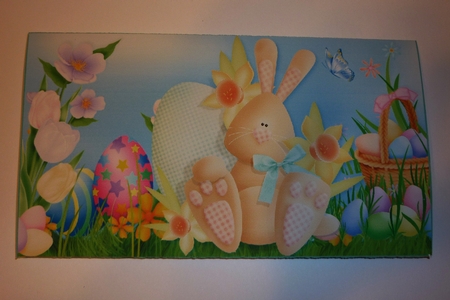 Easter Egg Bunny Money Wallet by Cornelia Orgahs
