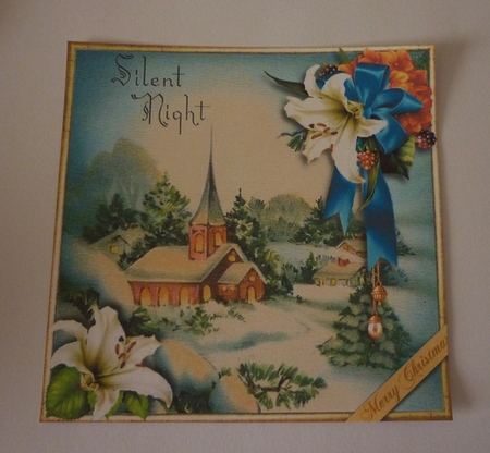Christmas in Blue and Terracotta by Cornelia Orgahs