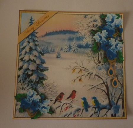 Christmas in Indigo and Blue by Cornelia Orgahs