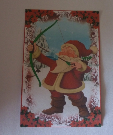 Santa Archer by Cornelia Orgahs