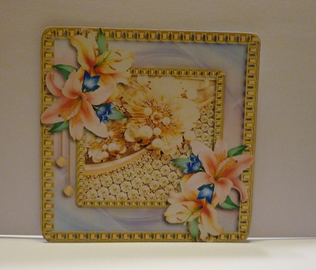 Pastel Posies Lillies by Cornelia Orgahs