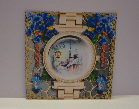 Christmas Time Watch - Gentian by Cornelia Orgahs