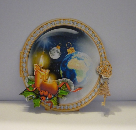 Diamond Christmas - Planetary baubles by Cornelia Orgahs