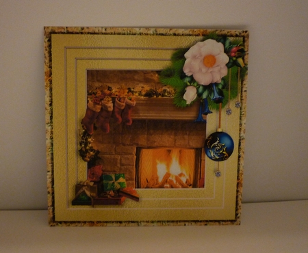 Stepping Out Christmas - Fireside by Cornelia Orgahs