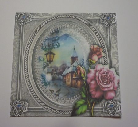 Bygone Age Silver - Christmas Village by Cornelia Orgahs