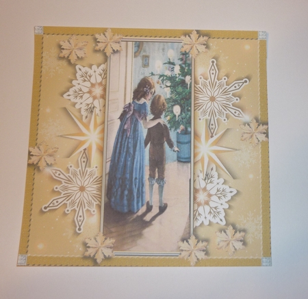Vintage Snowflakes 1 by Cornelia Orgahs