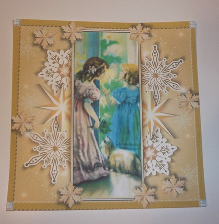 Vintage Snowflakes 4 by Cornelia Orgahs