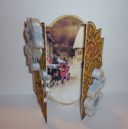 Panoramic Christmas - Coach Ride by Cornelia Orgahs