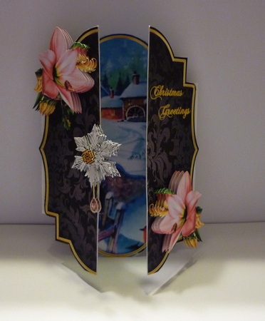 Panoramic Christmas - Sleigh Ride by Cornelia Orgahs