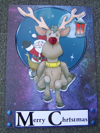 Rudolf Sleigh Doodles Large Image by Corrine Penhale