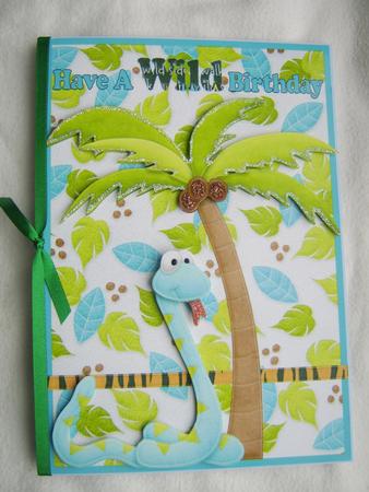 Have a Wild Birthday Decoupage Card by Corrine Penhale