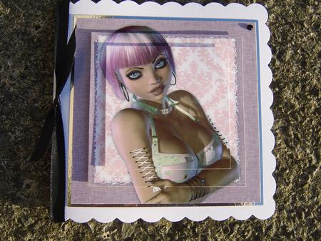 Punk Rock Girl Pyramid by Corrine Penhale