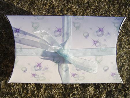 Bubbles and Fairy Dust Pillow Box by Corrine Penhale