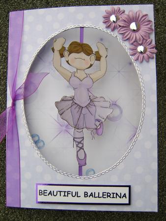Pink Ballet Doodles Large Image by Corrine Penhale