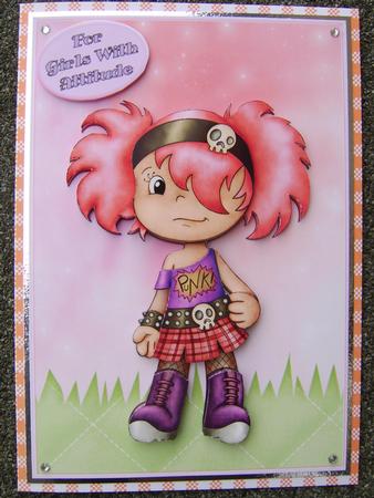 Teen Attitude Card Front by Corrine Penhale