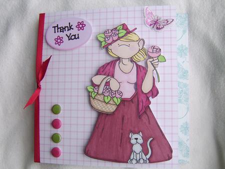 Flower Seller Doodles Digital Stamp by Corrine Penhale