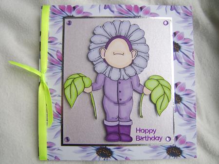 Flower Baby Doodles Digital Stamp by Corrine Penhale