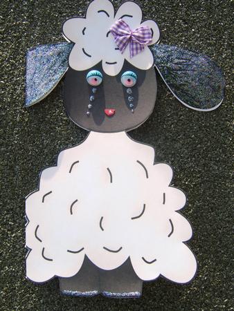 Sheep Shaped Card by Corrine Penhale
