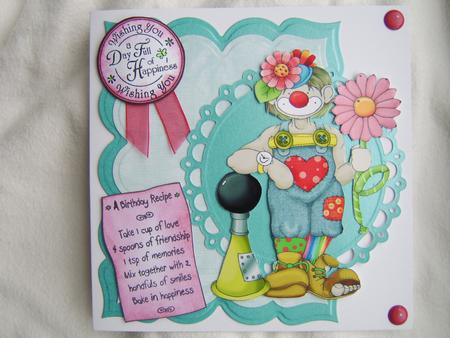 Horny Clown Doodles Large Image by Corrine Penhale