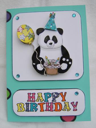Chocolate Cupcake Panda by Corrine Penhale