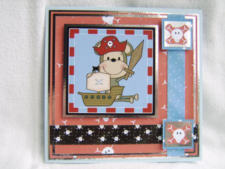 Little Monkeys Pirate Adventure Borders by Corrine Penhale