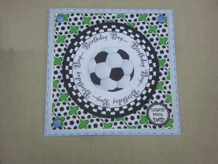 Shoot Football Background by Corrine Penhale