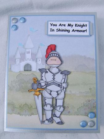 Knight Doodles Digital Stamp by Corrine Penhale