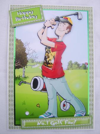 Golfer Dude Ii by Corrine Penhale