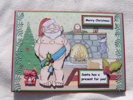 Cheeky Santa Doodles Digital Stamp by Corrine Penhale