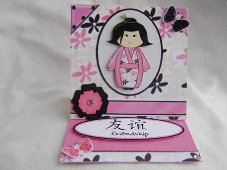 Jia Li Friendship Easel Card Kit by Corrine Penhale