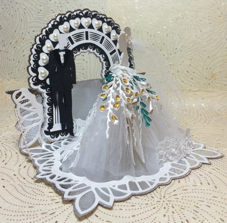 3D Tea Light Bride Wedding Easel & Box, All file formats. Featured Gallery Photo