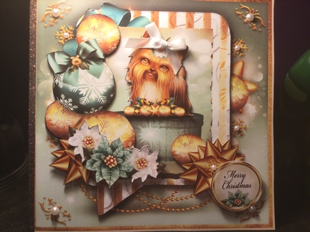 Christmas Winter Puppy Mini Kit by Cyndia Gilbert