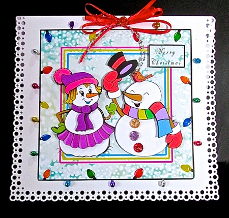 Snow Cute - Decoupage by Cynthia Massey