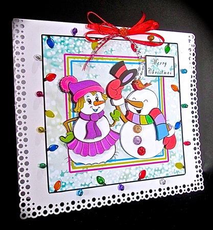 Snow Cute - Decoupage by Cynthia Massey